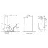 Унитаз-компакт Weltwasser Salzbach 001 XL GL-WT 10000008266 фото 2
