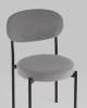 Набор из 4 стульев Stool Group Бриф SN AV 477-C83-9005-K X4 серый, велюр фото 8