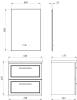 Тумба с раковиной ASB-Mebel Белмонти 65 Софт белый подвесная фото 3