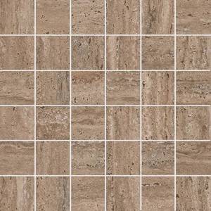 Мозаика Kerama Marazzi Про Травертин KMD2MSA019GR мозаичный коричневый светлый матовый обрезной 30x30