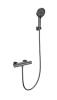 Смеситель для душа Wonzon & Woghand WW-B2003-A-BGG с термостатом, темный графит