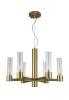 Люстра Crystal Lux Otono Sp6+1 Brass/Transparente