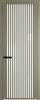 Межкомнатная дверь Profil Doors 3 AGP цвет профиля Шампань, стекло безопасное 6 мм белый триплекс 700x2000