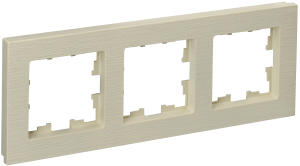 Рамка 3-постовая IEK Brite BR-M32-51-K10 бежевый