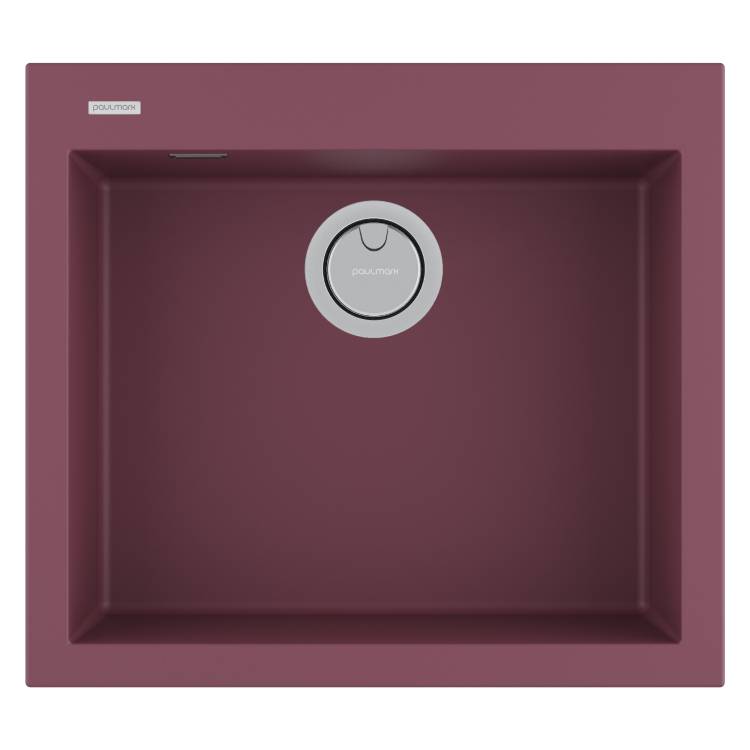 Мойка кухонная Paulmark Decoration 56 PM935650-ME Merlot, 56x50