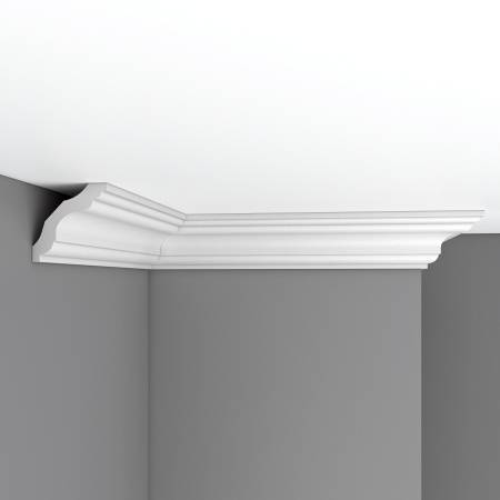 Плинтус потолочный гладкий DECOMASTER 96259 240x7.5x7.5
