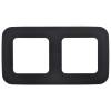 Рамка 2-постовая IEK Flite FI-M22-31-20-K02 черный фото 3