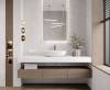 Керамогранит Laparet Timeless LP6012G0011R Pearl светло-серый 59.5х119.1 фото 2
