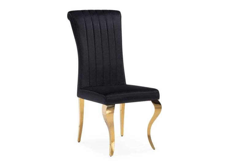 Стул Woodville Lund 15383 black / gold