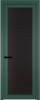 Межкомнатная дверь Profil Doors 1 AGP цвет профиля Зеленый воск, стекло безопасное 6 мм монохром черный 800x2000