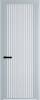Межкомнатная дверь Profil Doors 3 AGP цвет профиля Серебро, стекло безопасное 6 мм мору белый 800x2000