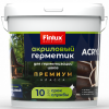 Акриловый герметик для герметизации швов и стыковых соединений в деревянном домостроении Finlux Acryl 100 матовый белый 14 кг