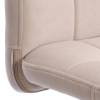 Набор из кресла и стула Tetchair Medeo LT 25054 бежевый, черный, флок фото 8
