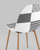 Стул Stool Group Валенсия SN OS-001P-V patchwork bw DUAL пэчворк черно-белый фото 7