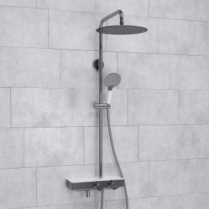 Душевой комплект Wasserkraft A113.116.058.CH Thermo с термостатическим смесителем, хром