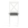 Стул Tetchair Crossman 20020 white, ткань тёмно-серая (150) разобранный 100x41x40 фото 4