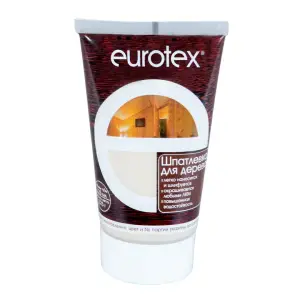 Шпатлевка для дерева для наружных и внутренних работ EUROTEX акриловая бук 0.225 кг