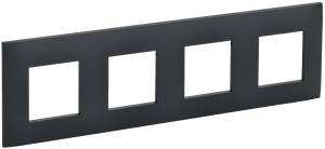 Рамка 4-постовая IEK Skandy SK-M42-K53 графит