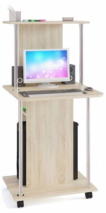 Стол компьютерный Сокол КСТ-12 4680212007804, КСТ12Дс5 Дуб сонома