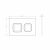 Кнопка смыва Bettoserb Sava Smart 40006473 хром глянец фото 3