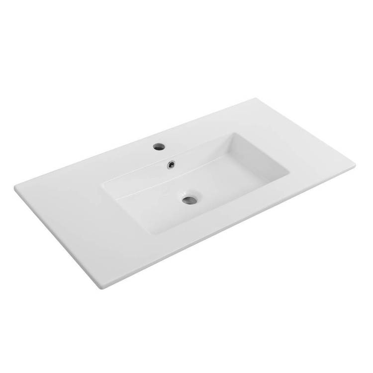 Раковина Cezares Plane CZR-8002-100 100 см, белая глянцевая