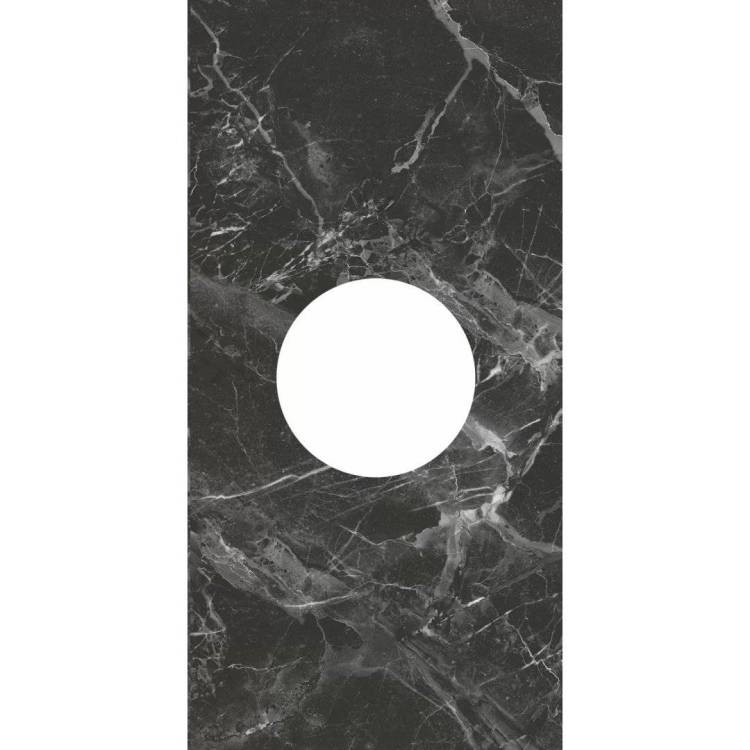 Декор Kerama Marazzi Коррер ID160 Черный Наборный Глянцевый 30x60