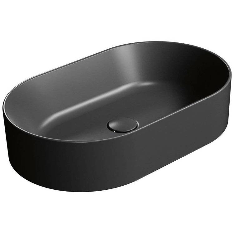 Раковина GSI Kube X 945826 60 см, черная матовая