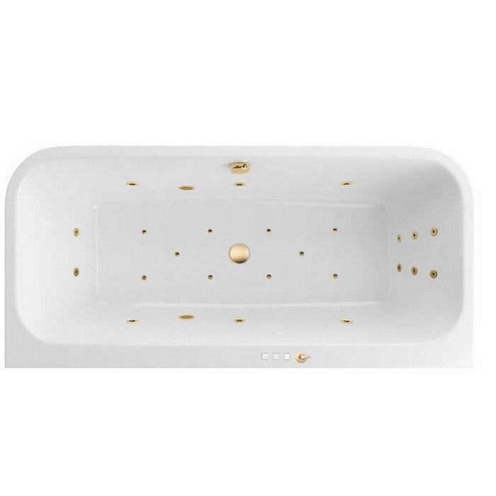 Акриловая ванна Excellent Arana ULTRA WAEX.ARA18.ULTRA.GL 180x85 золото