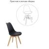 Комплект из 2-х стульев Bradex Home Eames Bon FR 0024P чёрный фото 8