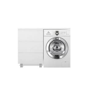 Тумба с раковиной Эстет Dallas Luxe 130 напольная, 3 ящика, под стиральную машину, L