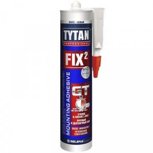 УЗ_TYTAN PROFESSIONAL Fix2 GT клей монтажный, гибридный с мгновенным начальным схватыванием (290мл)