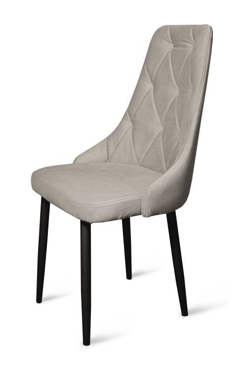 Стул Арника Граф 00-00273162 черный матовый Томми 08 серый