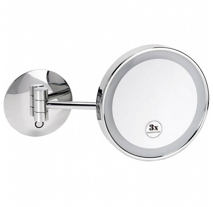 Косметическое зеркало Bemeta 116201772 с подсветкой хром