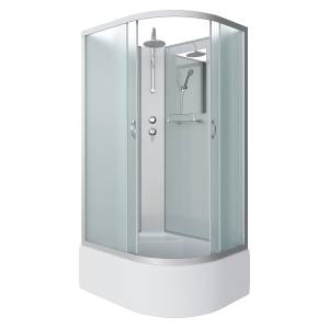 Душевая кабина Niagara Classic NG-2310-14LBKT (1200x800x2100-2400) с высоким поддоном (40см)