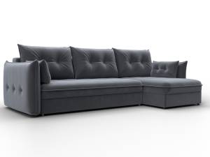 Диван угловой Лига Диванов Лига-100 133681 Серый