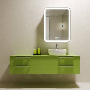 Зеркало-шкаф Silver Mirrors Фиджи LED-00002859 левый, с подсветкой, часами и подогревом, 60x80 см