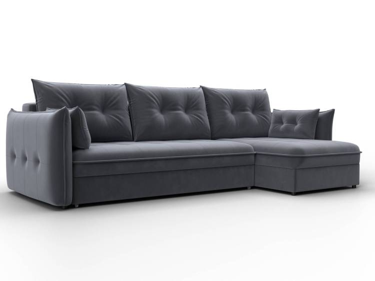 Диван угловой Лига Диванов Лига-100 133681 Серый