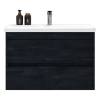 Тумба с раковиной Art&Max Family-M Family-M-750-2C-SO-HC подвесная, hard coal