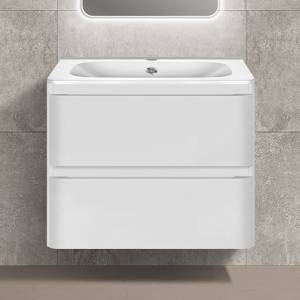 Тумба с раковиной Vincea Vico 60 белая глянцевая