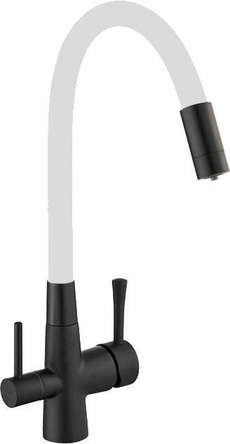 Смеситель для кухни Savol S-L1806H-02 с гибким изливом