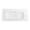 Раковина Cezares Relax CZR-1000/480-LV-MR-NV-W0 белая матовая, 100x48 фото 2