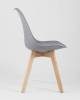 Набор из 4 стульев Stool Group Frankfurt Y863 grey X4 серый фото 4