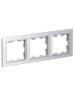 Рамка 3-постовая IEK Brite BR-M32-K47 алюминий фото 6