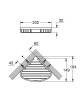 Полка Grohe BauCosmopolitan 40664001 угловая, хром фото 2