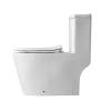 Унитаз-моноблок Comforty CF3C6327P, горизонтальный выпуск, сиденье микролифт, тонкое, белый глянец