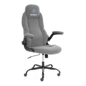 Кресло компьютерное Tetchair Bazuka metalBL 25045 серый, велюр
