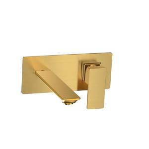 Смеситель для раковины AQUAme Savona AQM6815BG брашированное золото