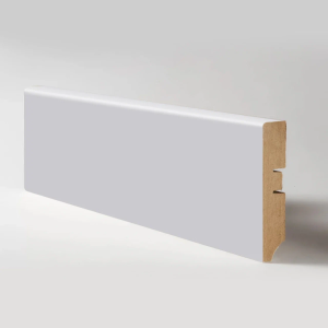 Напольный плинтус ProfBuild PLMDF1 A-1 Белоснежный 2070x81x16