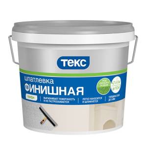 ТЕКС ПРОФИ шпатлевка латексная финишная для ГКЛ (16кг)