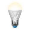 Лампа светодиодная Uniel LED-G45 7W/WW/E27/FR PLP01WH